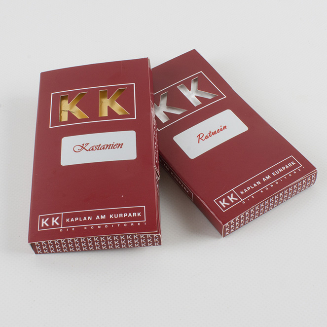 individuelle Schokoladetafelverpackung mit Druck Image